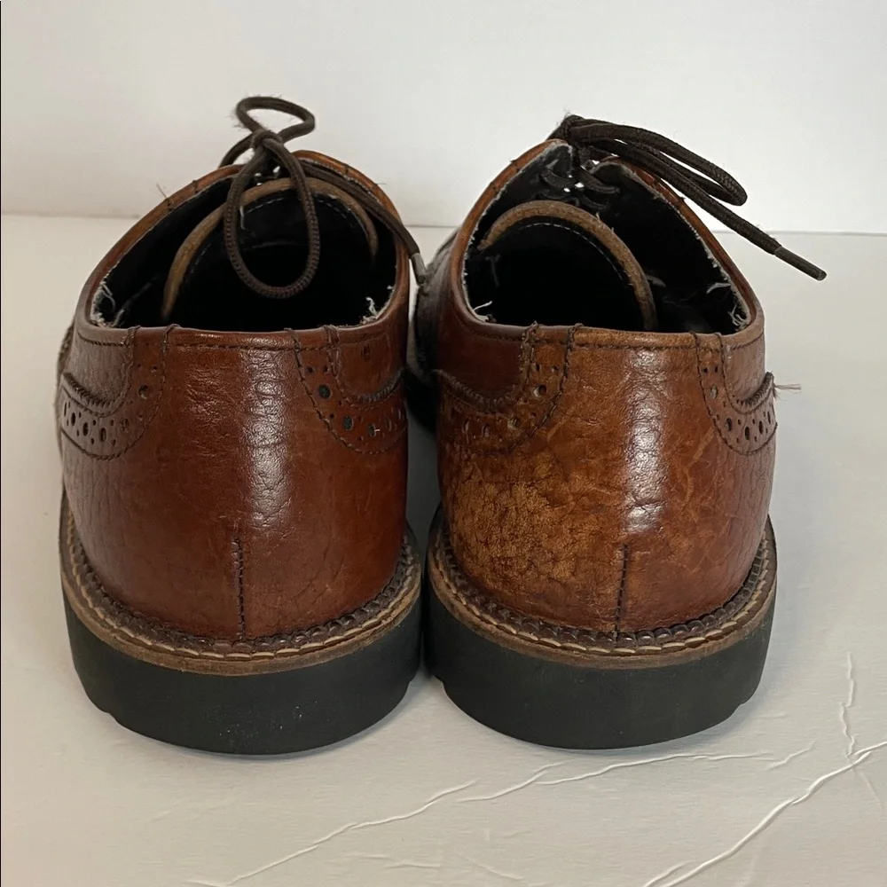 Dexter Classic Brown Leather lace up Brogue Shoes men’s size 9